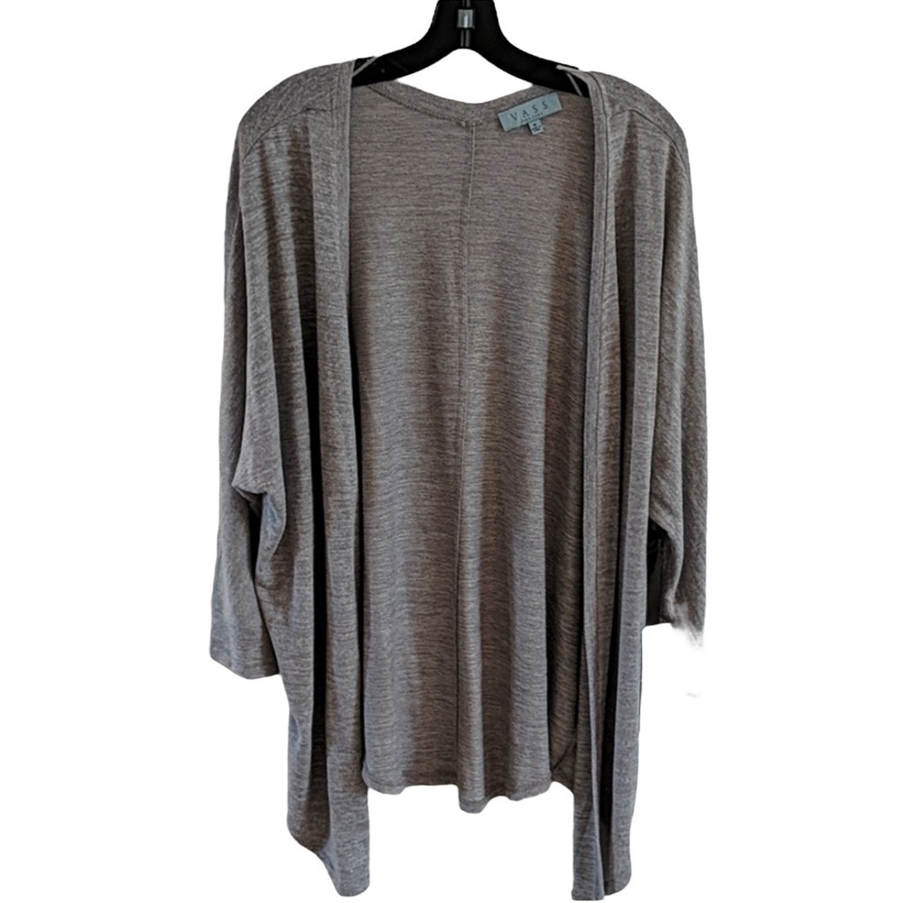 Joan Vass Gray Cardigan NWT